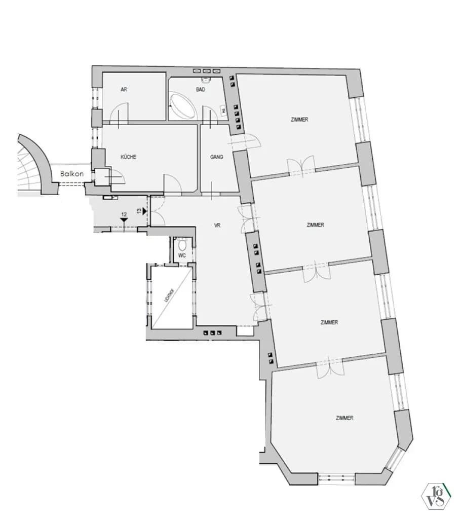 4-Zimmer-Wohnung mieten in Wien – 154,08 m², € 2.871 – Bild 17 von 17