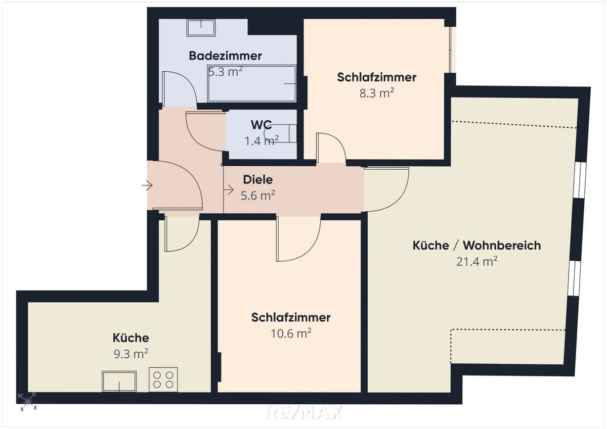 3-Zimmer-Wohnung kaufen in Linz – 63 m², € 319.000 – Bild 11 von 11