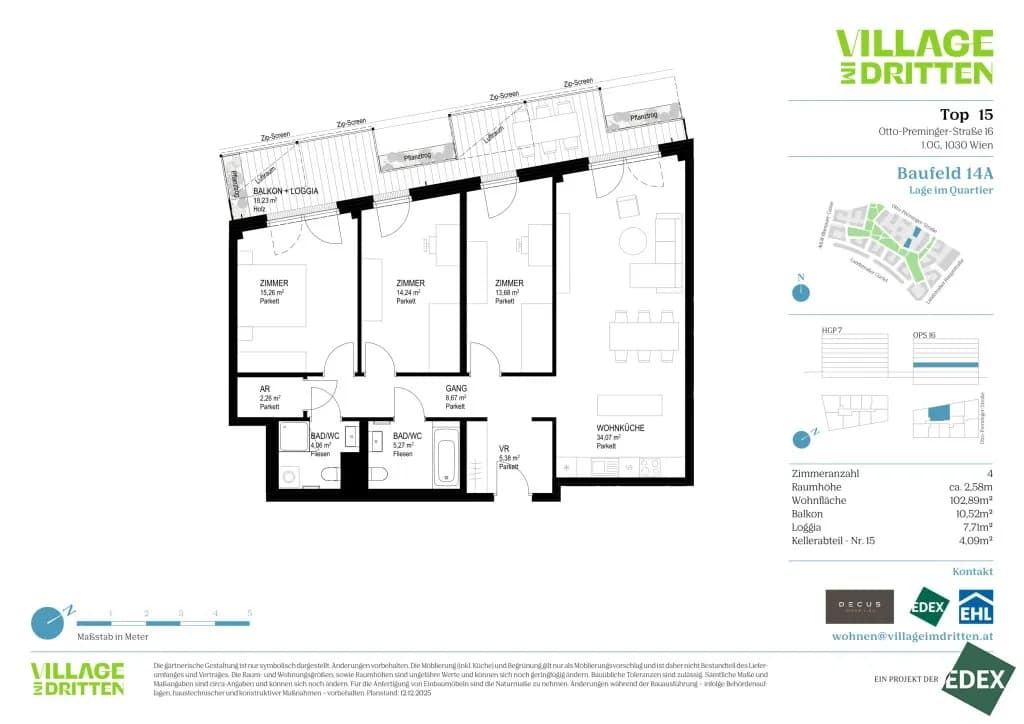 4-Zimmer-Wohnung kaufen in Wien – 102,89 m², € 733.500 – Bild 17 von 17