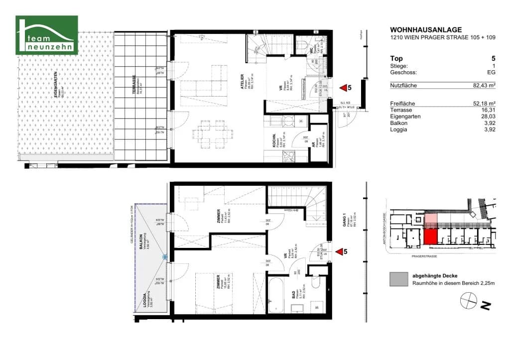 3-Zimmer-Wohnung mieten in Wien – 82,43 m², € 1.499 – Bild 21 von 21
