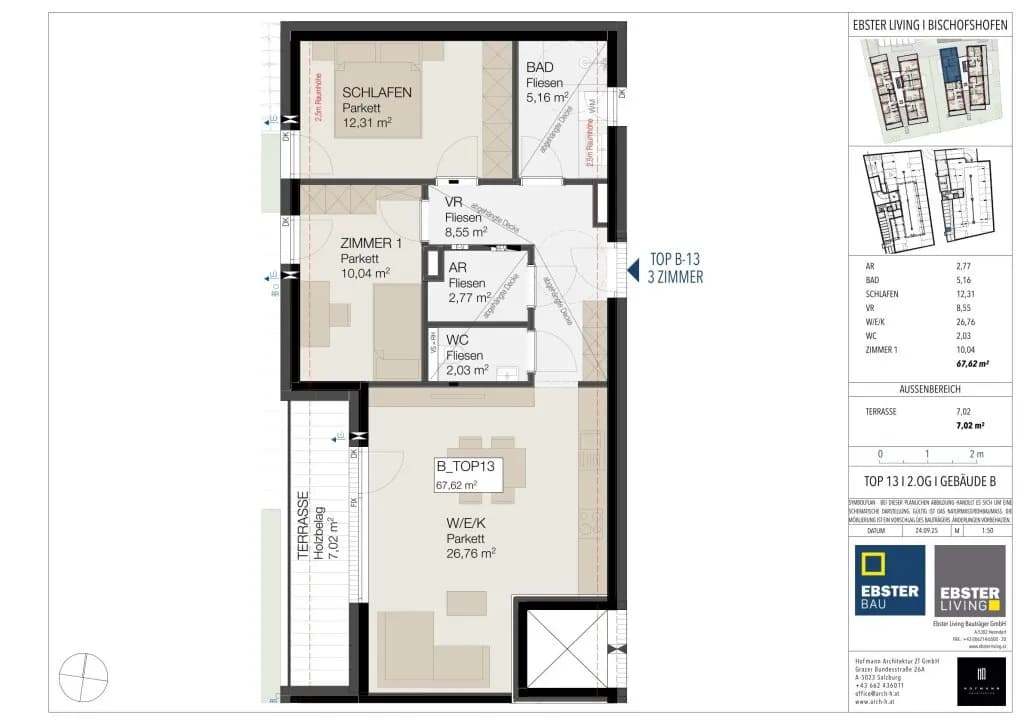 3-Zimmer-Wohnung mieten in Sankt Johann im Pongau – 67,62 m², € 1.425 – Bild 6 von 13