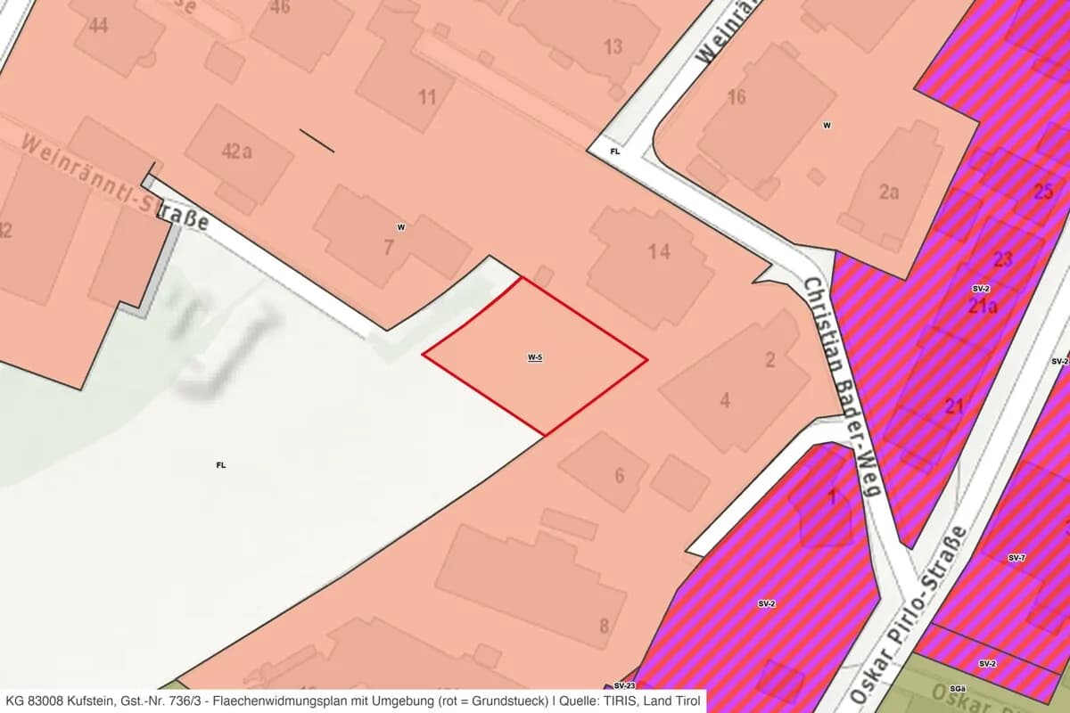 Grundstück kaufen in Kufstein – 768 m² – Bild 16 von 17