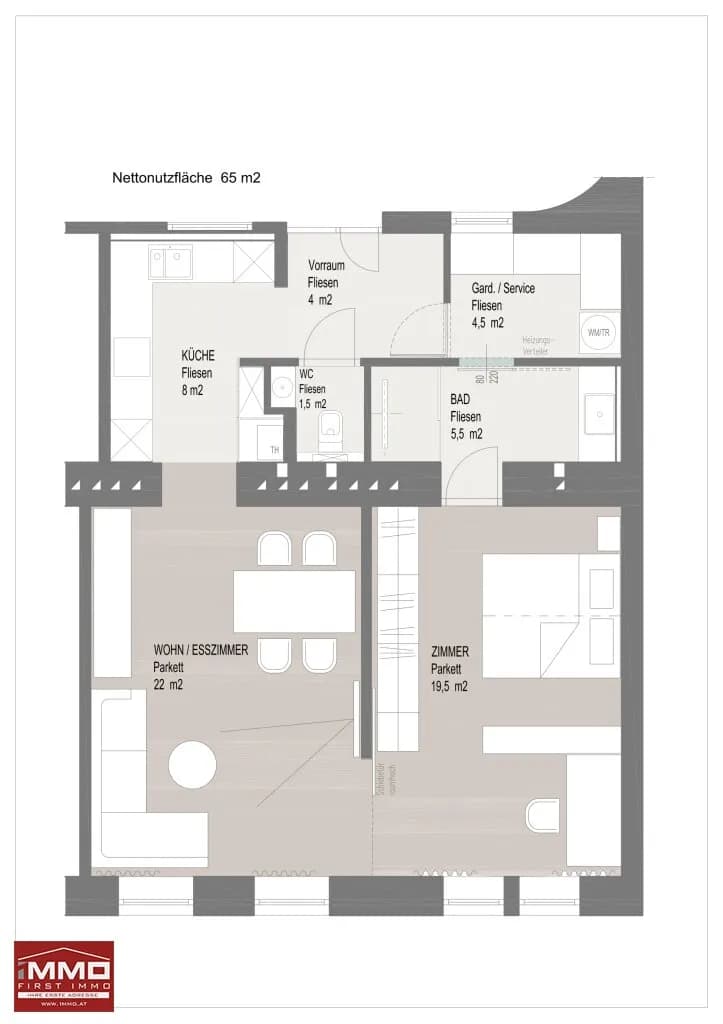 2-Zimmer-Wohnung kaufen in Wien – 65 m² – Bild 21 von 21