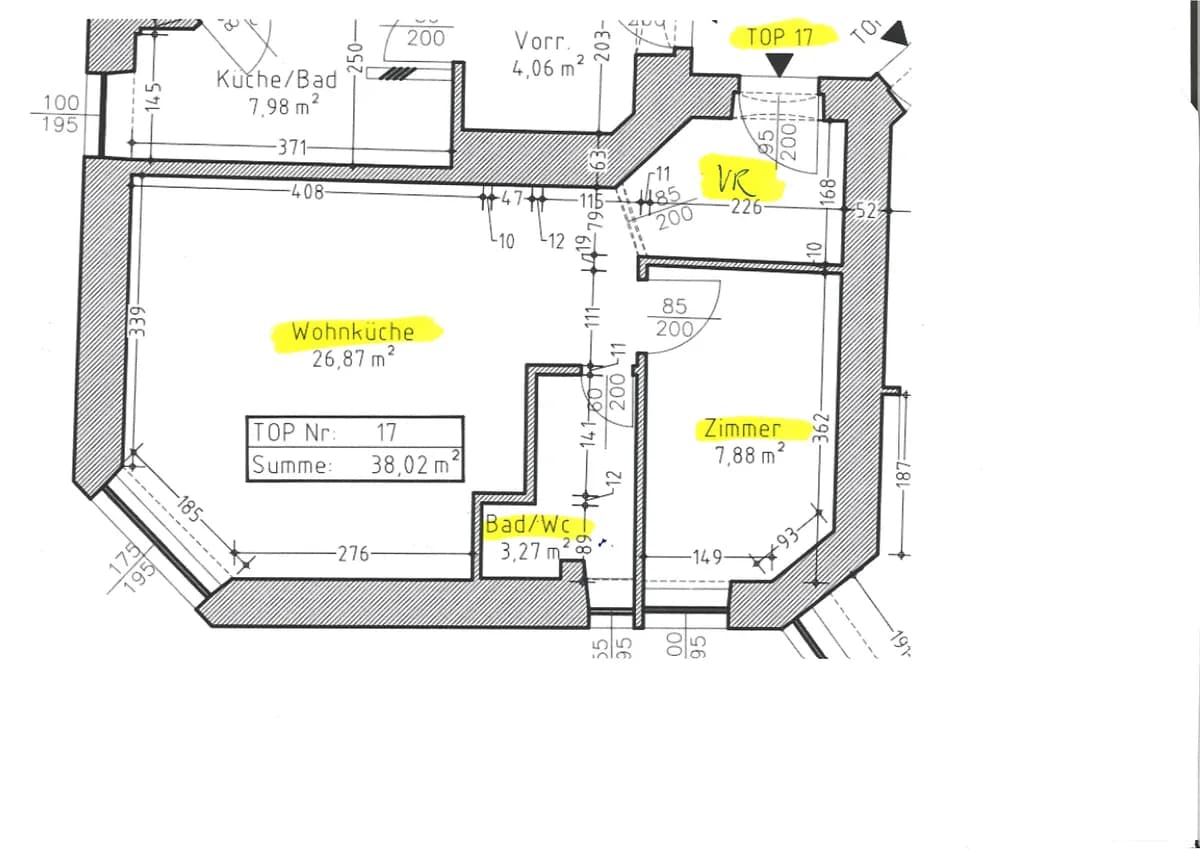 2-Zimmer-Wohnung mieten in Wien – 38 m², € 407 – Bild 5 von 13