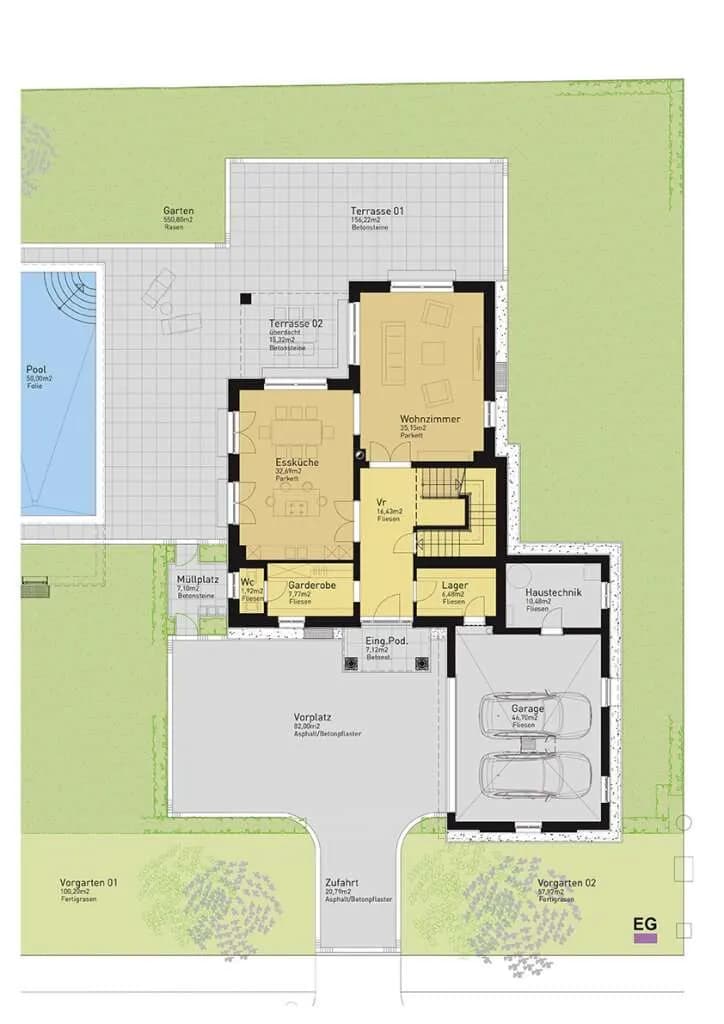 5-Zimmer-Immobilie kaufen in Baden – 195,44 m², € 3.966.000 – Bild 4 von 6