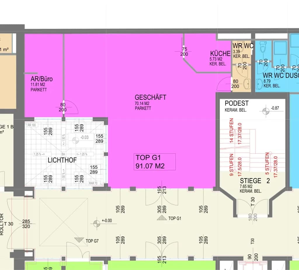 Gewerbeimmobilie mieten in Wien – 91 m², € 2.657 – Bild 13 von 13