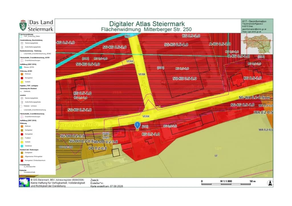 Grundstück kaufen in Liezen – 802 m² – Bild 2 von 3