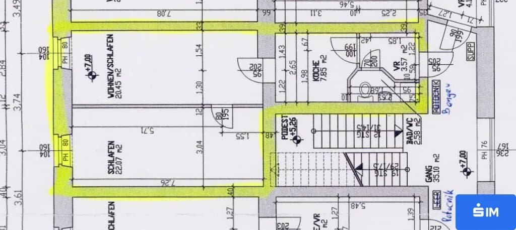 2-Zimmer-Wohnung mieten in Graz – 56,52 m², € 546 – Bild 6 von 6
