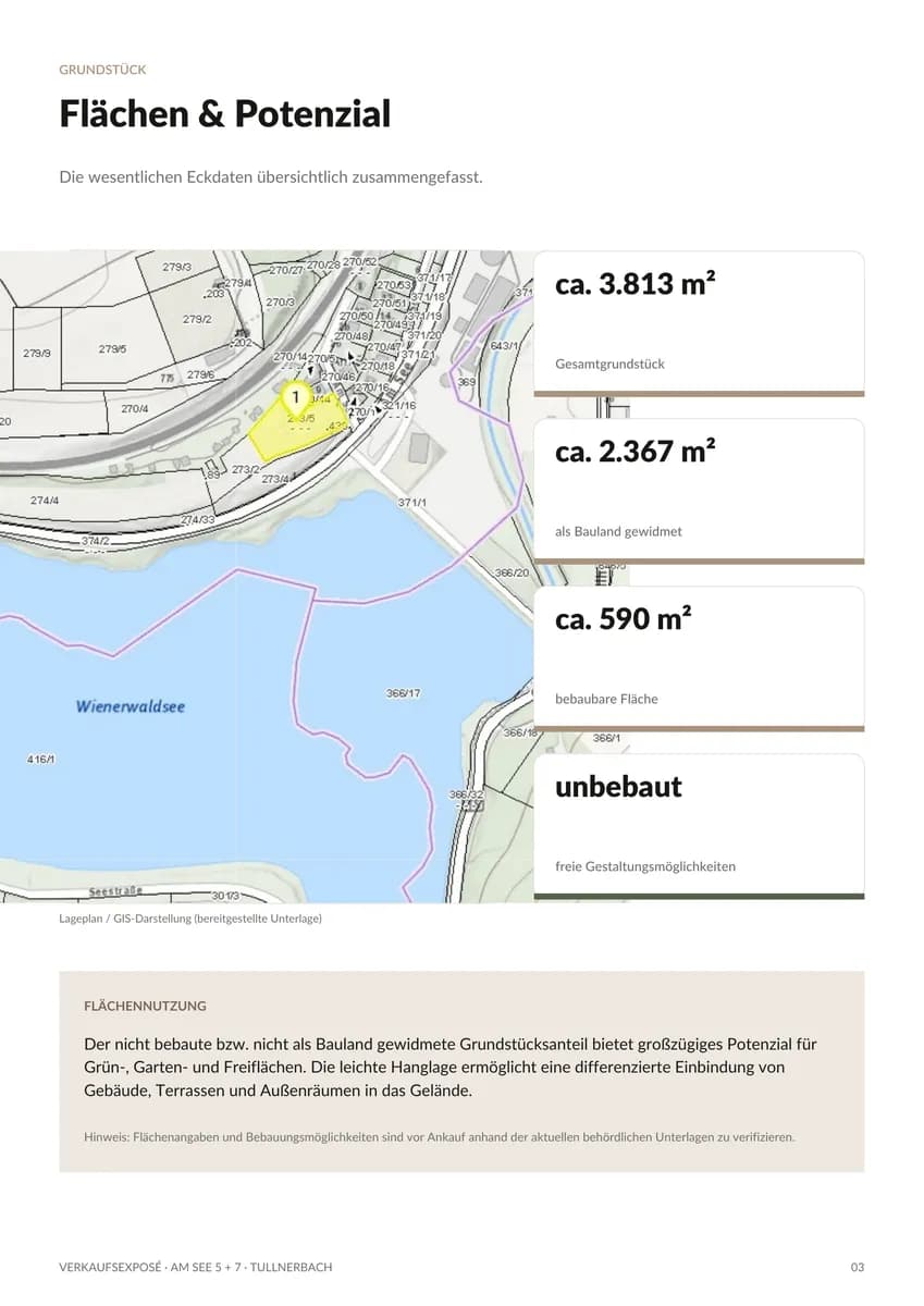 Grundstück kaufen in Sankt Pölten Land – 3 813 m², € 990.000 – Bild 3 von 10