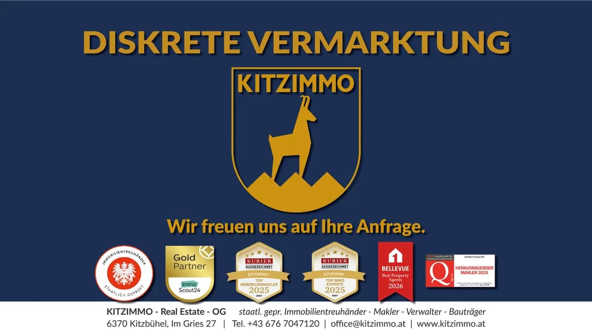3-Zimmer-Wohnung kaufen in Kitzbühel – 61,29 m², € 795.000 – Bild 1 von 4