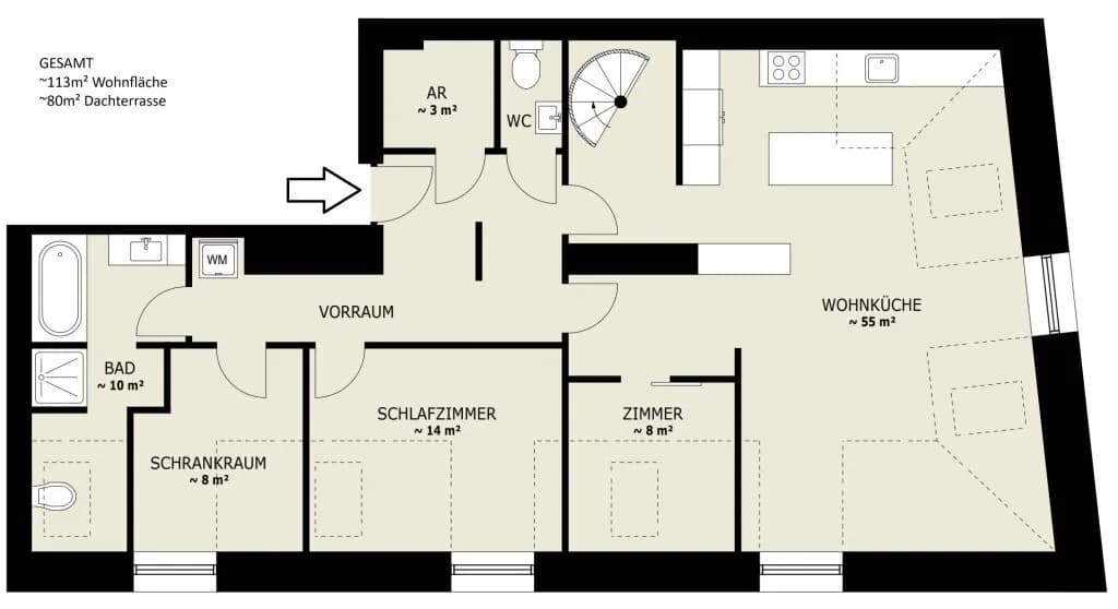 4-Zimmer-Wohnung kaufen in Mödling – 193 m², € 499.000 – Bild 23 von 25