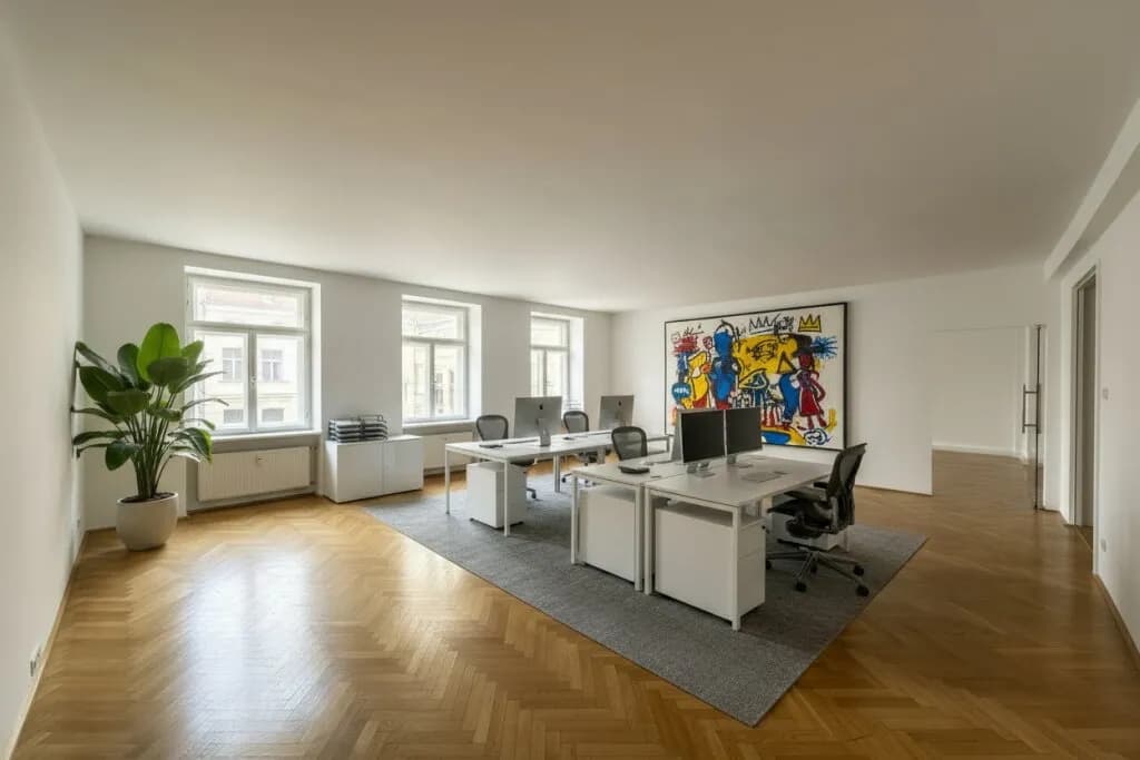 5-Zimmer-Gewerbeimmobilie mieten in Wien – 277 m², € 5.113