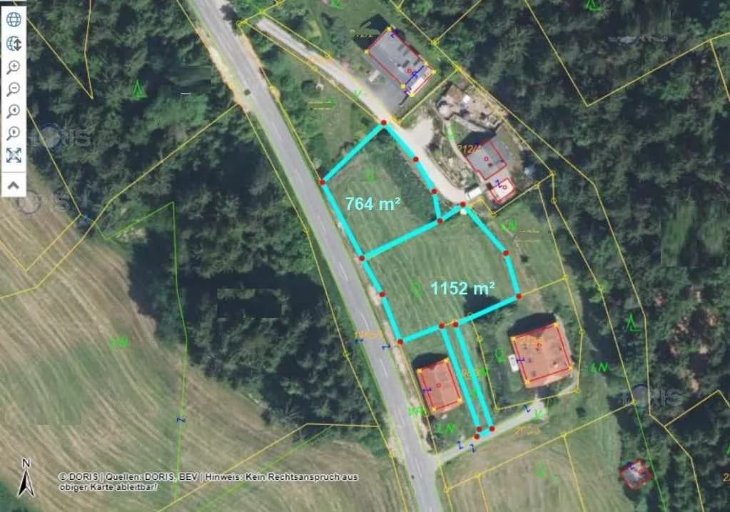 Grundstück kaufen in Rohrbach – 764 m², € 55.000 – Bild 2 von 6