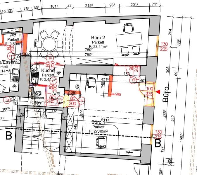 3-Zimmer-Gewerbeimmobilie mieten in Graz – 57 m², € 985 – Bild 7 von 8