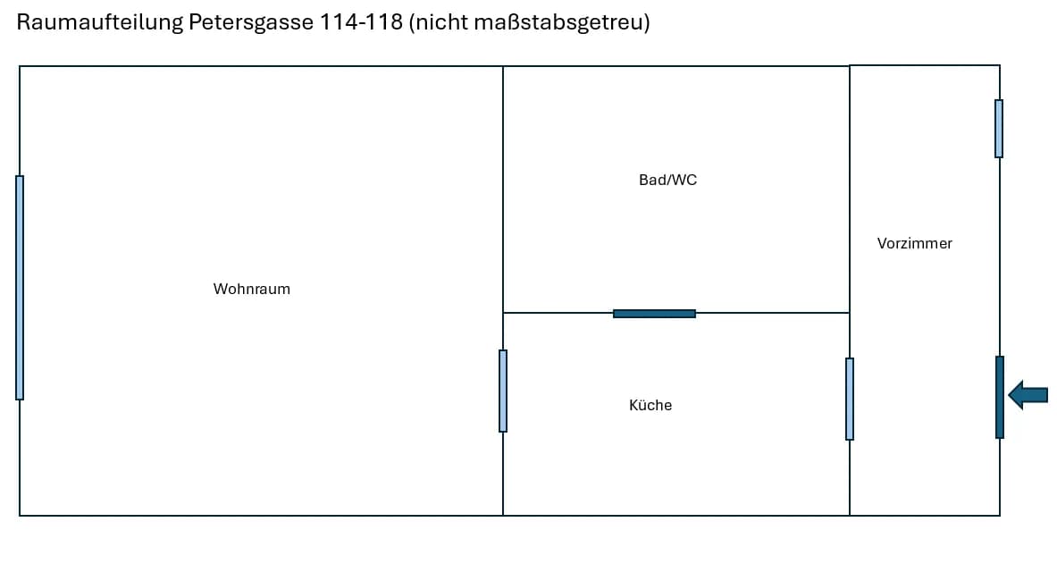 1-Zimmer-Wohnung mieten in Graz – 34 m², € 561 – Bild 4 von 13