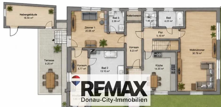 5-Zimmer-Haus kaufen in Baden – 170 m², € 470.000 – Bild 37 von 44
