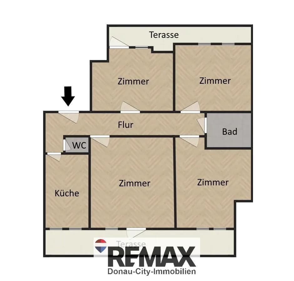 4-Zimmer-Wohnung mieten in Wien – 99 m², € 1.600 – Bild 12 von 12