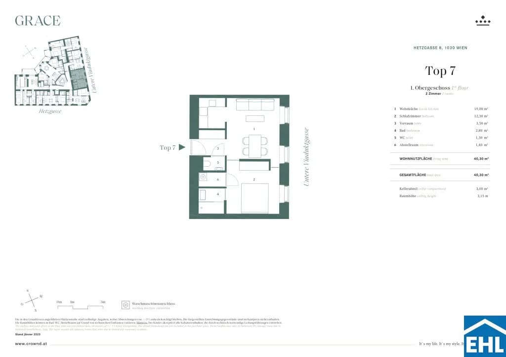 1-Zimmer-Wohnung kaufen in Wien – 40,9 m², € 399.000 – Bild 12 von 12