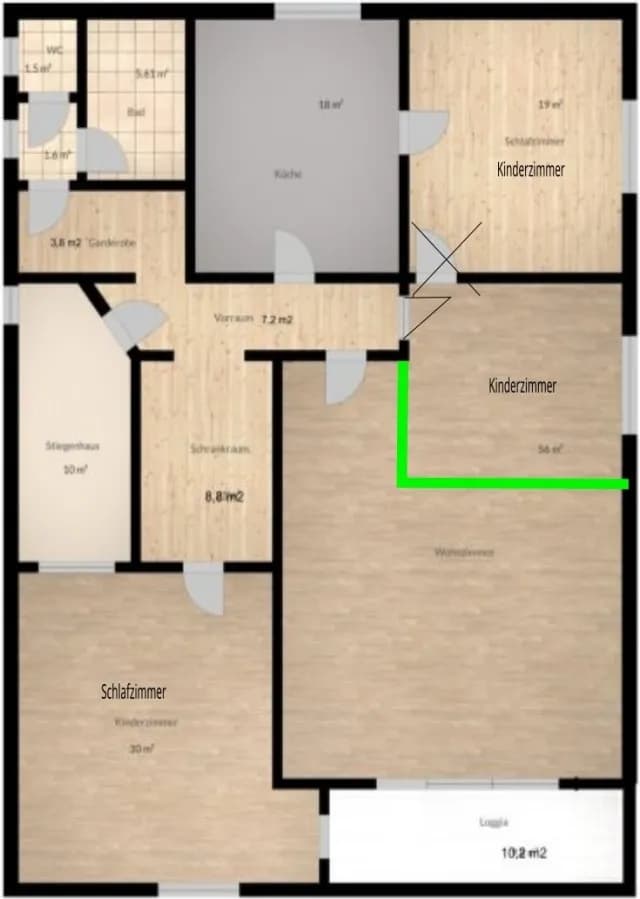 5-Zimmer-Wohnung kaufen in Leibnitz – 140 m², € 150.000 – Bild 7 von 7