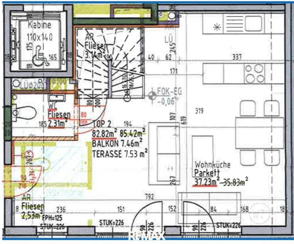 3-Zimmer-Wohnung mieten in Wien – 83 m², € 1.542 – Bild 9 von 9
