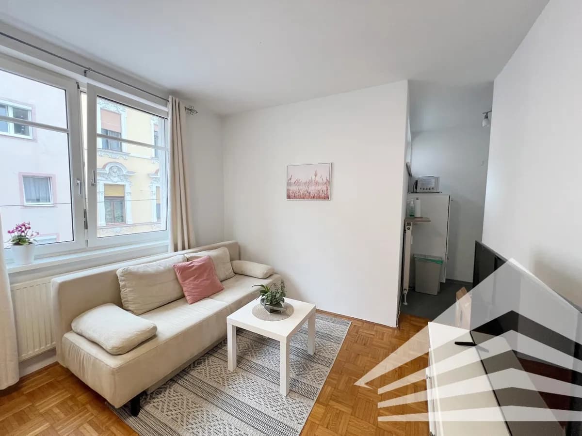 1-Zimmer-Wohnung mieten in Linz – 31,93 m², € 649 – Bild 1 von 9