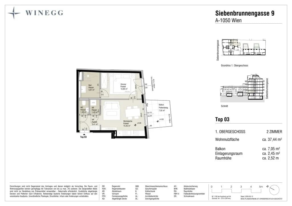 Immobilie kaufen in Wien – 37,44 m², € 308.200 – Bild 8 von 8