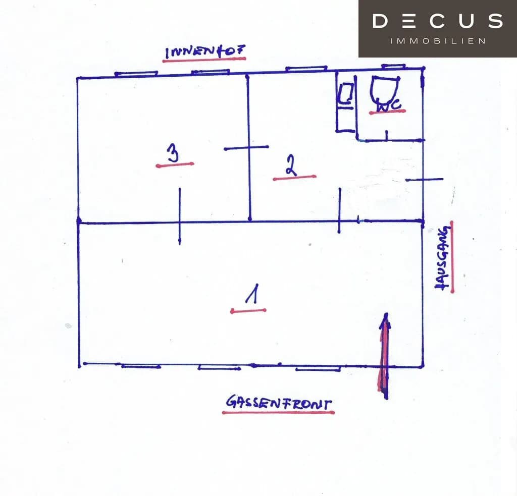 3-Zimmer-Gewerbeimmobilie mieten in Wien – 63 m², € 687 – Bild 11 von 11