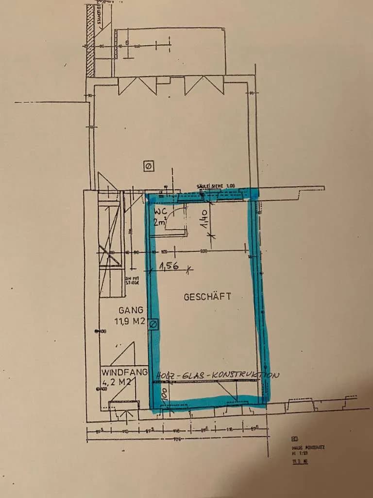 1-Zimmer-Gewerbeimmobilie mieten in Dornbirn – 30 m² – Bild 4 von 4