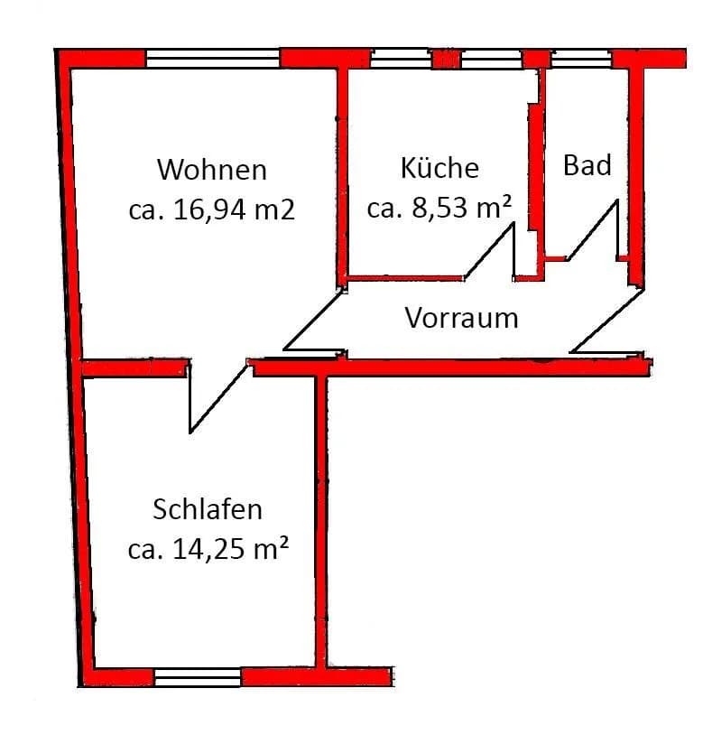 2-Zimmer-Wohnung mieten in Linz – 48,39 m², € 675 – Bild 10 von 10
