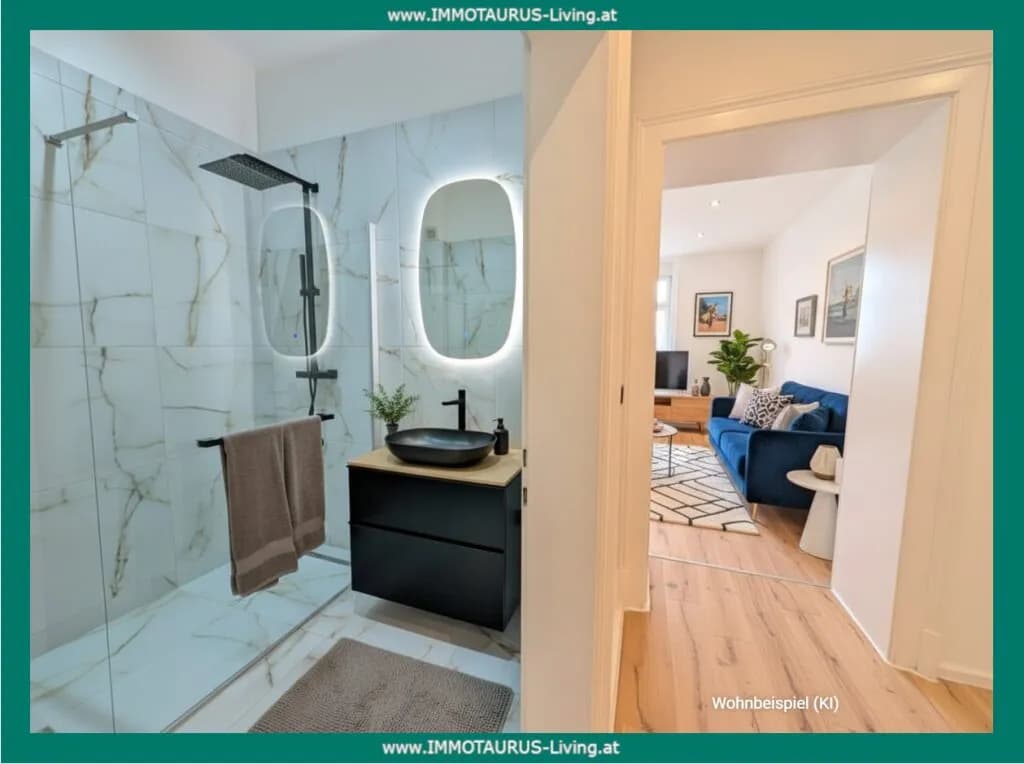 3-Zimmer-Wohnung mieten in Graz – 80 m², € 1.162