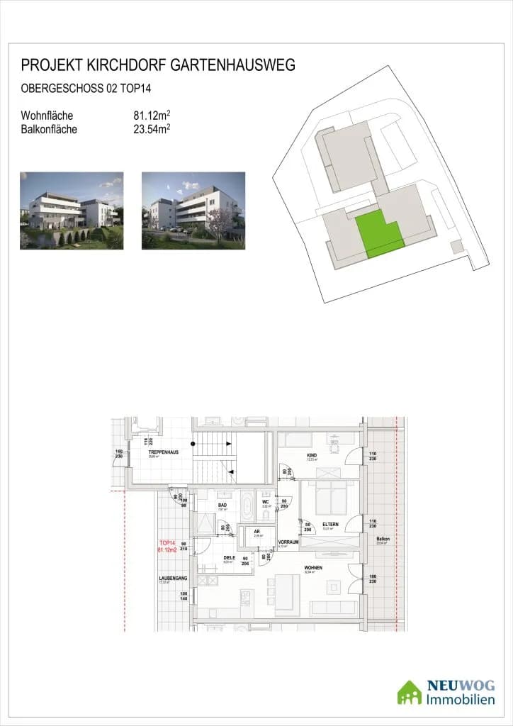 3-Zimmer-Wohnung kaufen in Kirchdorf an der Krems – 81,12 m², € 373.000 – Bild 13 von 18