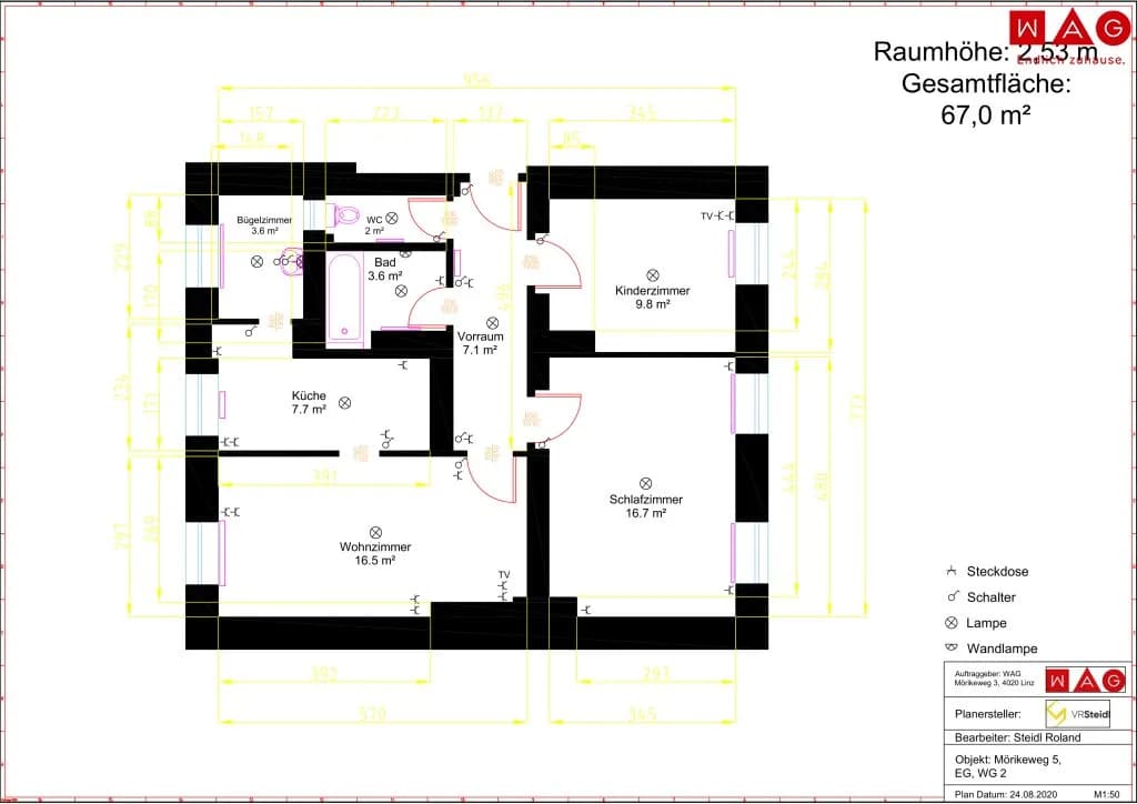 3-Zimmer-Wohnung mieten in Linz – 67,3 m², € 512 – Bild 7 von 7