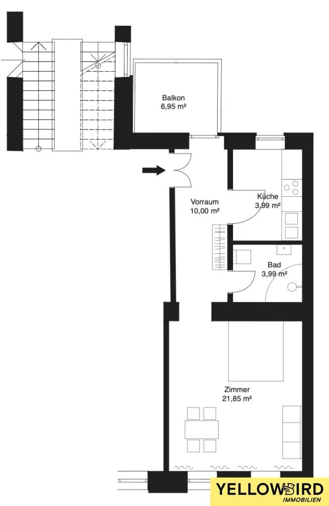 1-Zimmer-Wohnung kaufen in Wien – 42,14 m², € 299.000 – Bild 12 von 12