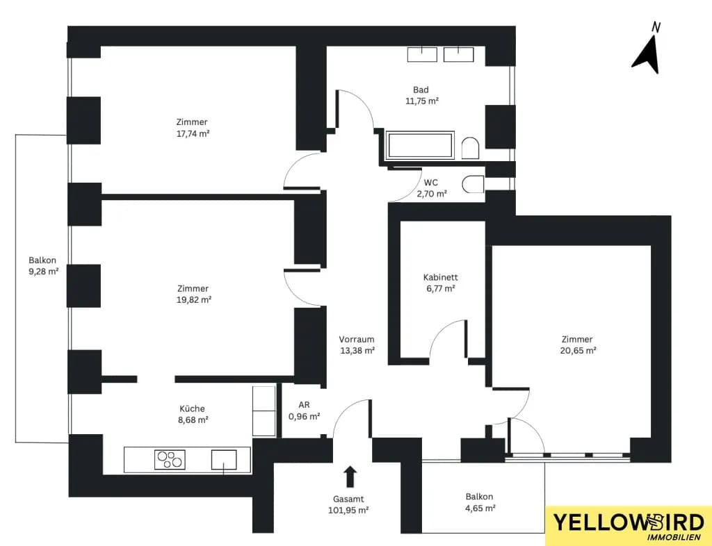 3-Zimmer-Wohnung kaufen in Wien – 101,95 m², € 699.000 – Bild 18 von 18