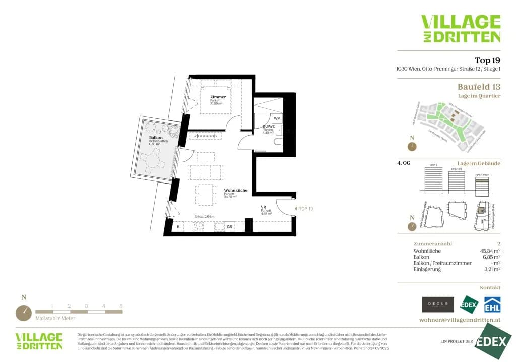 2-Zimmer-Wohnung kaufen in Wien – 45,34 m², € 332.000 – Bild 35 von 35