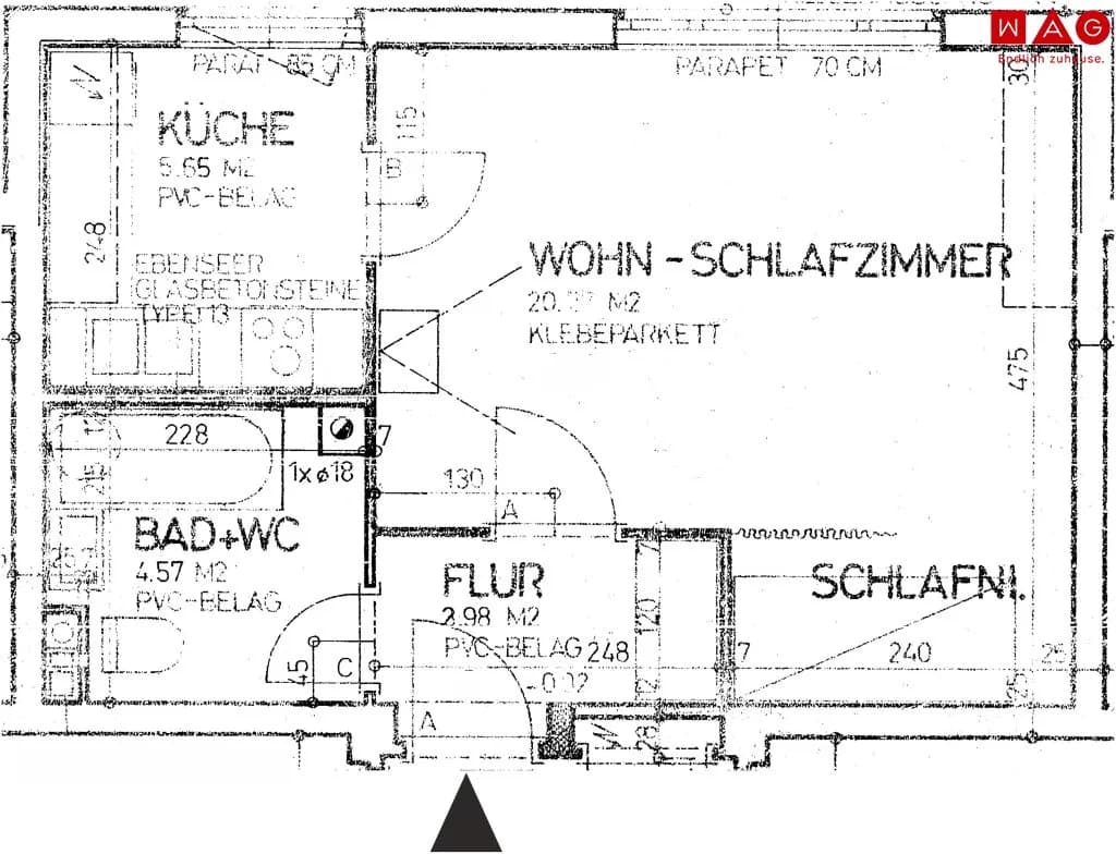 1-Zimmer-Wohnung mieten in Kirchdorf an der Krems – 33,47 m², € 327 – Bild 10 von 10