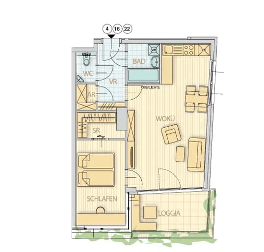 2-Zimmer-Wohnung kaufen in Wien – 65 m², € 389.000 – Bild 8 von 8