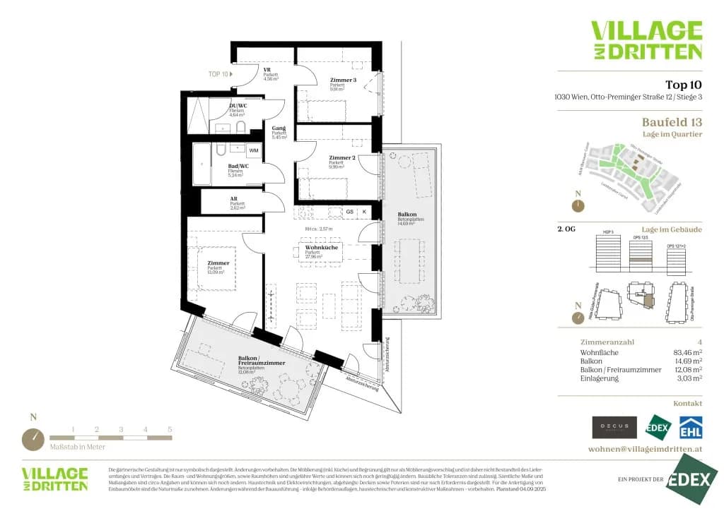 4-Zimmer-Wohnung kaufen in Wien – 83,46 m², € 638.000 – Bild 35 von 35