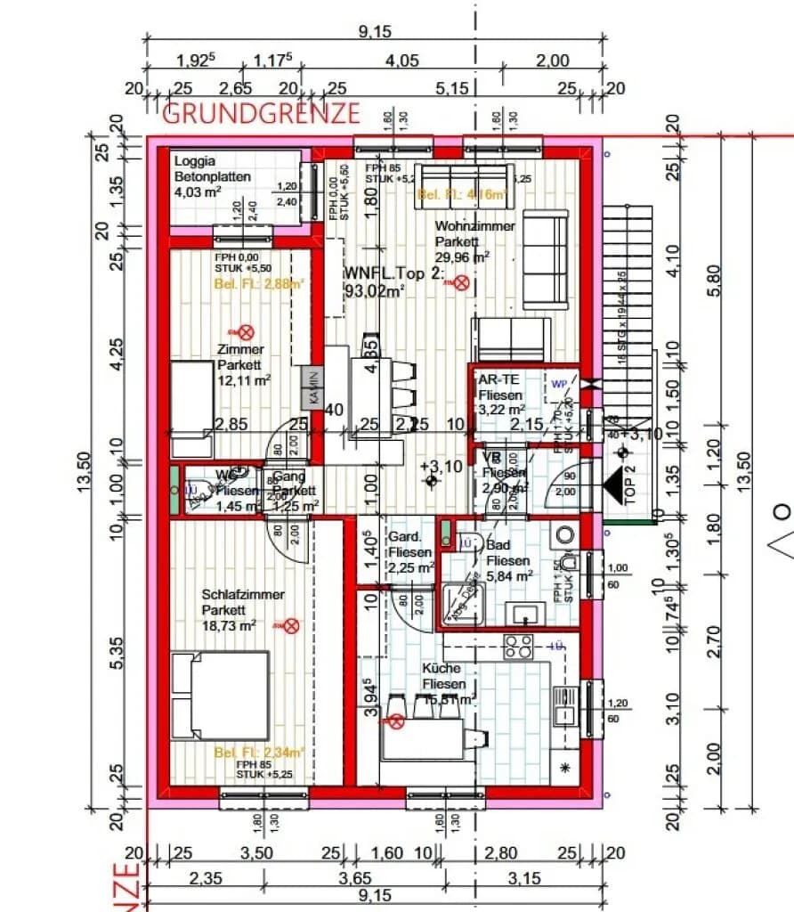 2-Zimmer-Wohnung mieten in Mattersburg – 93 m², € 1.165 – Bild 40 von 40