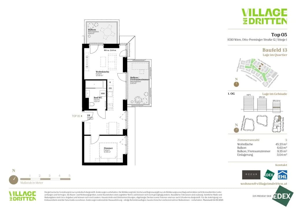 2-Zimmer-Wohnung kaufen in Wien – 45,23 m², € 384.000 – Bild 38 von 38