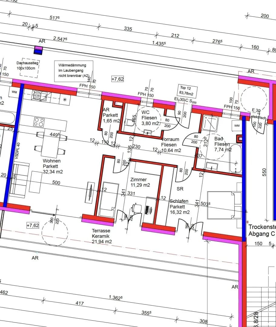 3-Zimmer-Wohnung kaufen in Linz Land – 84 m², € 389.000 – Bild 2 von 2