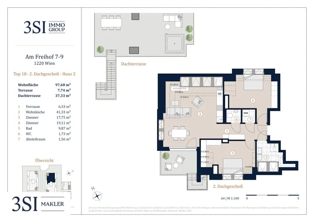 3-Zimmer-Wohnung kaufen in Wien – 97,68 m², € 667.000 – Bild 23 von 23