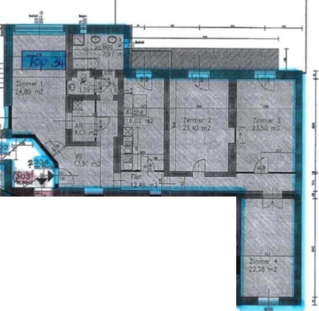 5-Zimmer-Wohnung mieten in Graz – 151 m², € 1.593 – Bild 10 von 10