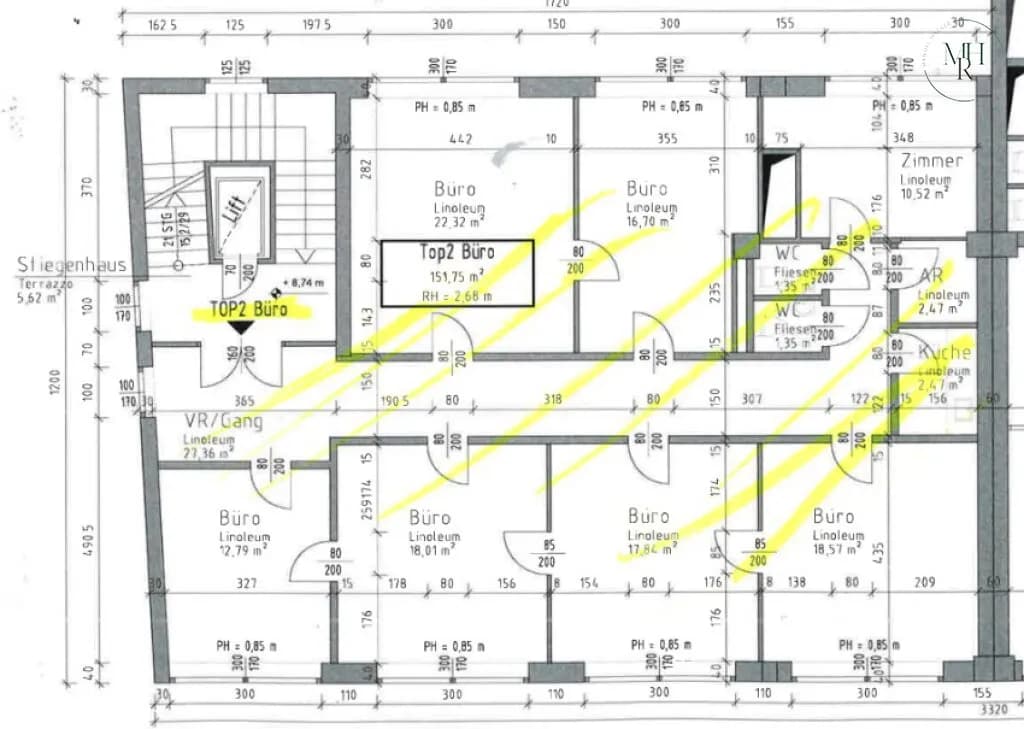 7-Zimmer-Gewerbeimmobilie mieten in Wien – 152 m², € 1.500 – Bild 8 von 8