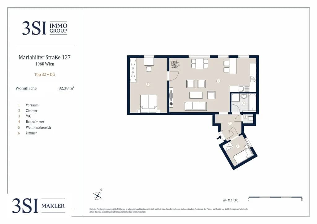 3-Zimmer-Wohnung kaufen in Wien – 82,38 m², € 475.000 – Bild 13 von 13