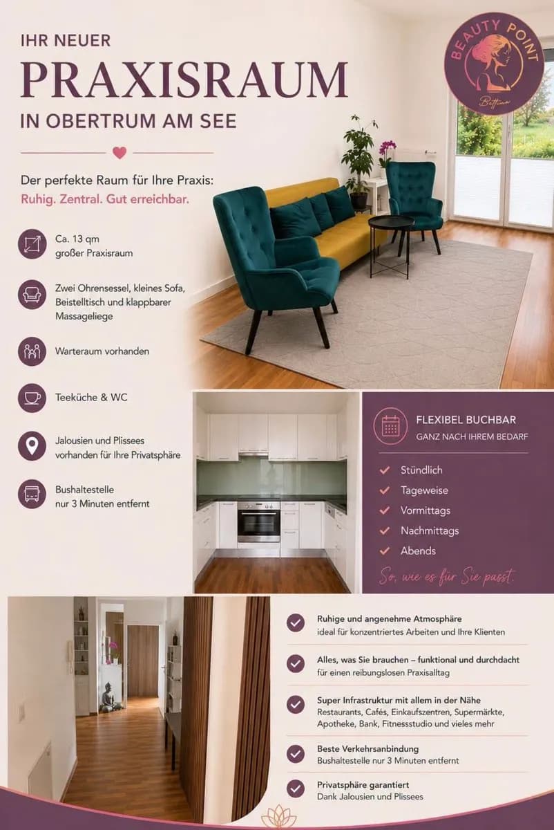 1-Zimmer-Gewerbeimmobilie mieten in Salzburg-Umgebung – 13 m², € 12 – Bild 1 von 8