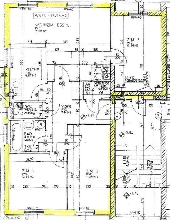 4-Zimmer-Wohnung mieten in Sankt Pölten Land – 75,95 m², € 779 – Bild 5 von 5