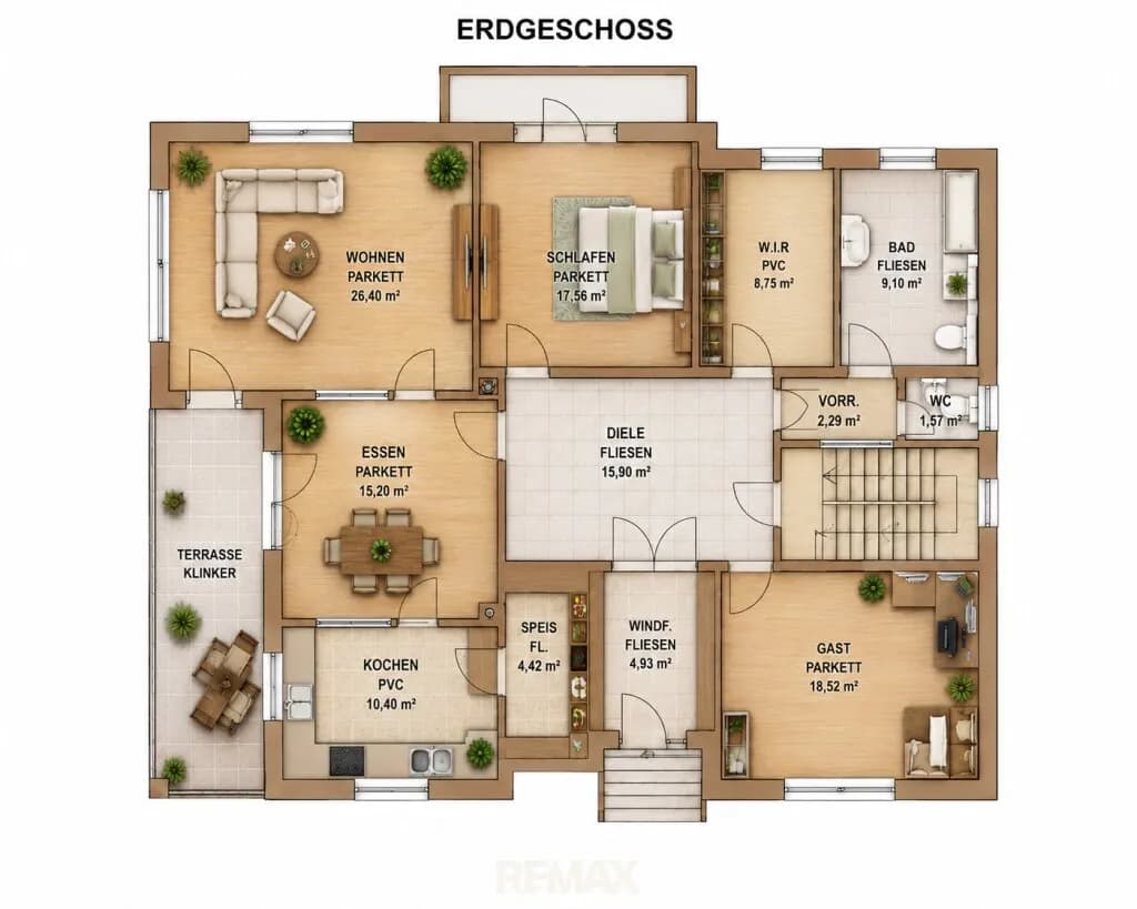 4-Zimmer-Haus kaufen in Güssing – 135 m², € 199.000 – Bild 43 von 44