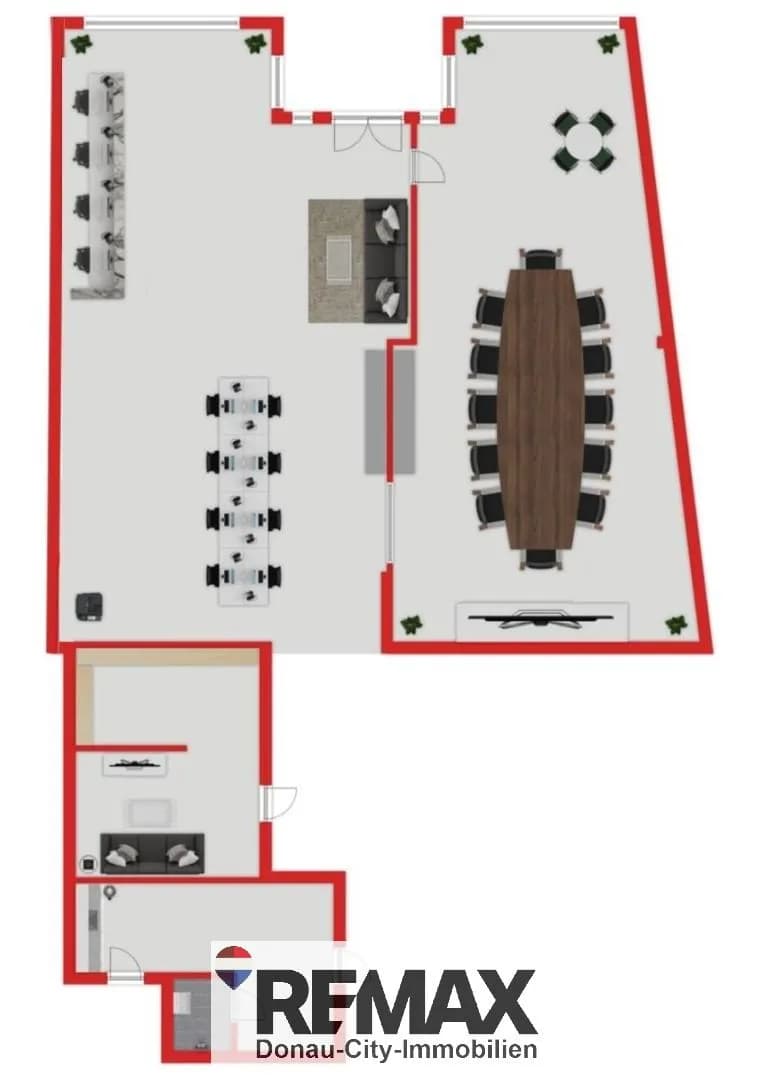 2-Zimmer-Gewerbeimmobilie mieten in Tulln – 180 m², € 2.830 – Bild 17 von 17