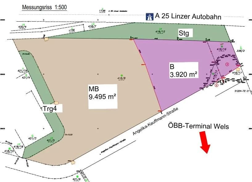 Immobilie kaufen in Wels – 16 522 m², € 3.331.363 – Bild 1 von 6